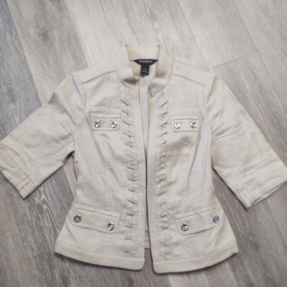 White House Black Market casual blazer ~ Size 0